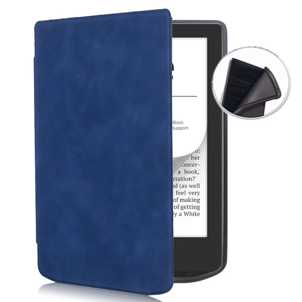 PocketBook Verse 629 and Verse Pro 634 Smart Leather Case PB629 PB634 Protective Cover Soft Shell With Auto Sleep Awake Up