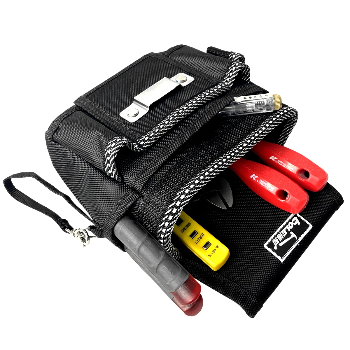 BOLE Chuyên Nghiệp Điện Túi Đựng Dụng Cụ Ốc Móng Tay Khoan Túi Lưu Trữ Tay Dụng Cụ Sửa Chữa Giá Đỡ Đa Năng Túi