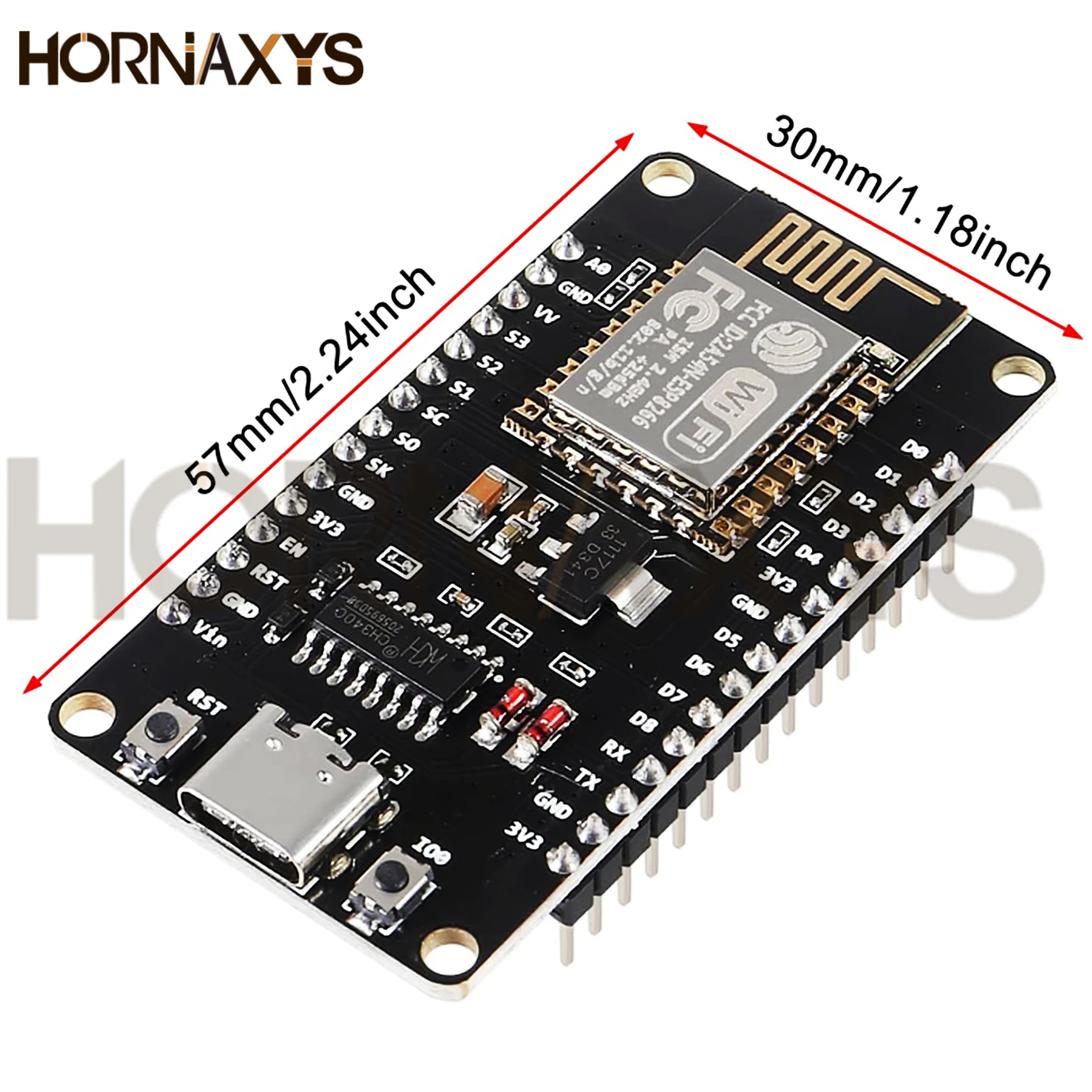 1-10 шт./ESP8266 NodeMCU LUA CH340 ESP-12E Wi-Fi Интернет-плата разработки 4M Flash последовательный беспроводной модуль для Arduino Type-c USB