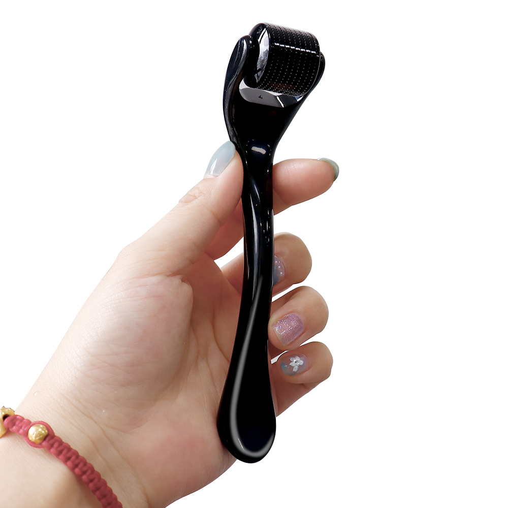Ds 540 rolo derma para crescimento do cabelo mesoroller barba rosto titânio dermaroller cuidados com a pele micro agulha rolo dermapen