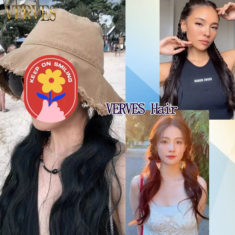 合成ポニーテールエクステンションバンドル、ブラックシニヨンヘアピース、ヘアバン、スカルトップ、エクストラウィッグバッグ、18インチ