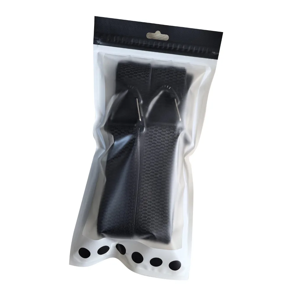 남성용 헤비 듀티 멜빵 야외 바이커 3.8cm 와이드 X-백 4 스냅 후크 조절 가능한 탄성 바지 교정기 스트랩 벨트