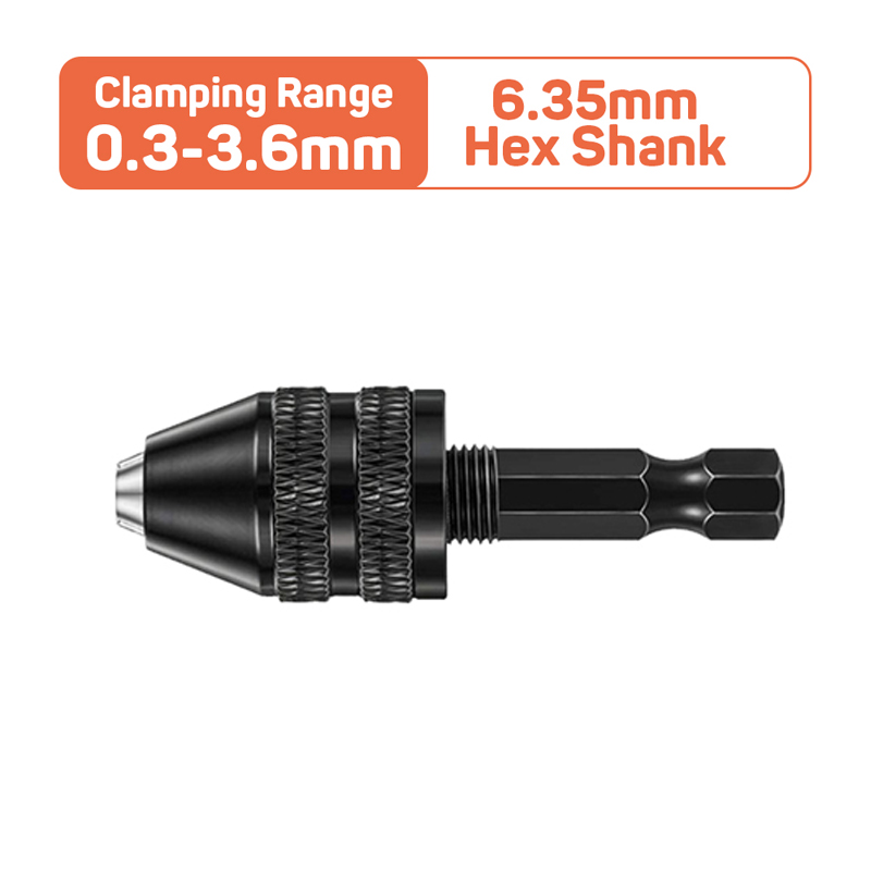 0.3-6.5mm mudança rápida alça hexagonal três mandíbulas autocentrante mandril de broca helicoidal 0.3-3.6mm conjunto de ferramentas de moagem elétrica
