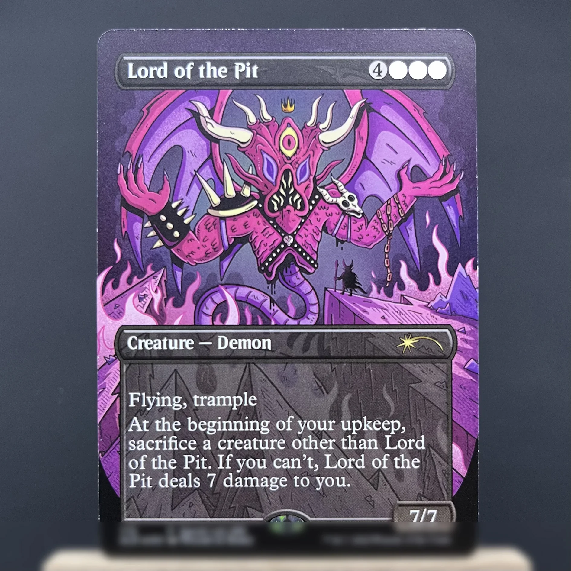SLD HOLO2-I01 Tcg прокси-карты волшебный Lord of the Pit Th!) Oracle Dark Ritual Phyrexian Tower Mental Misstep Серебристый сбор