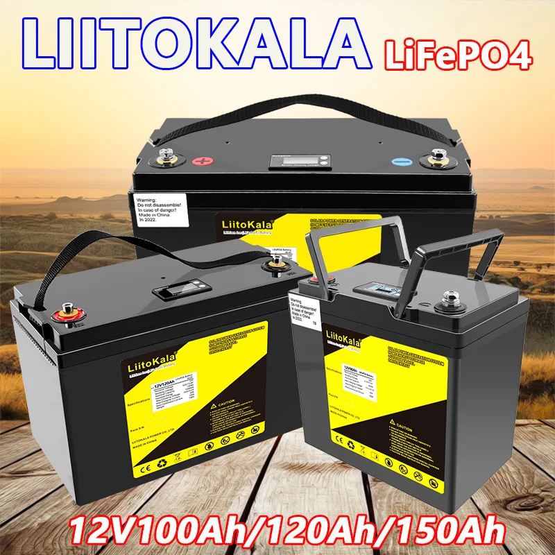 Аккумулятор LiFePO4 LIitoKala 12V90Ah 100Ah 120AH 150ah