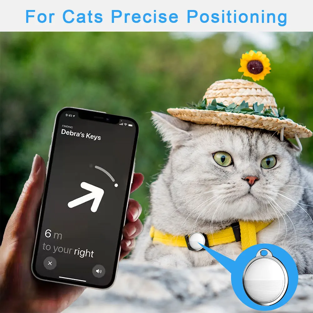 Mini GPS Tracker For Apple iOS System Find My APP air tag Child Finder Pet bike Bag Loss Tracker Smart Bluetooth airtag