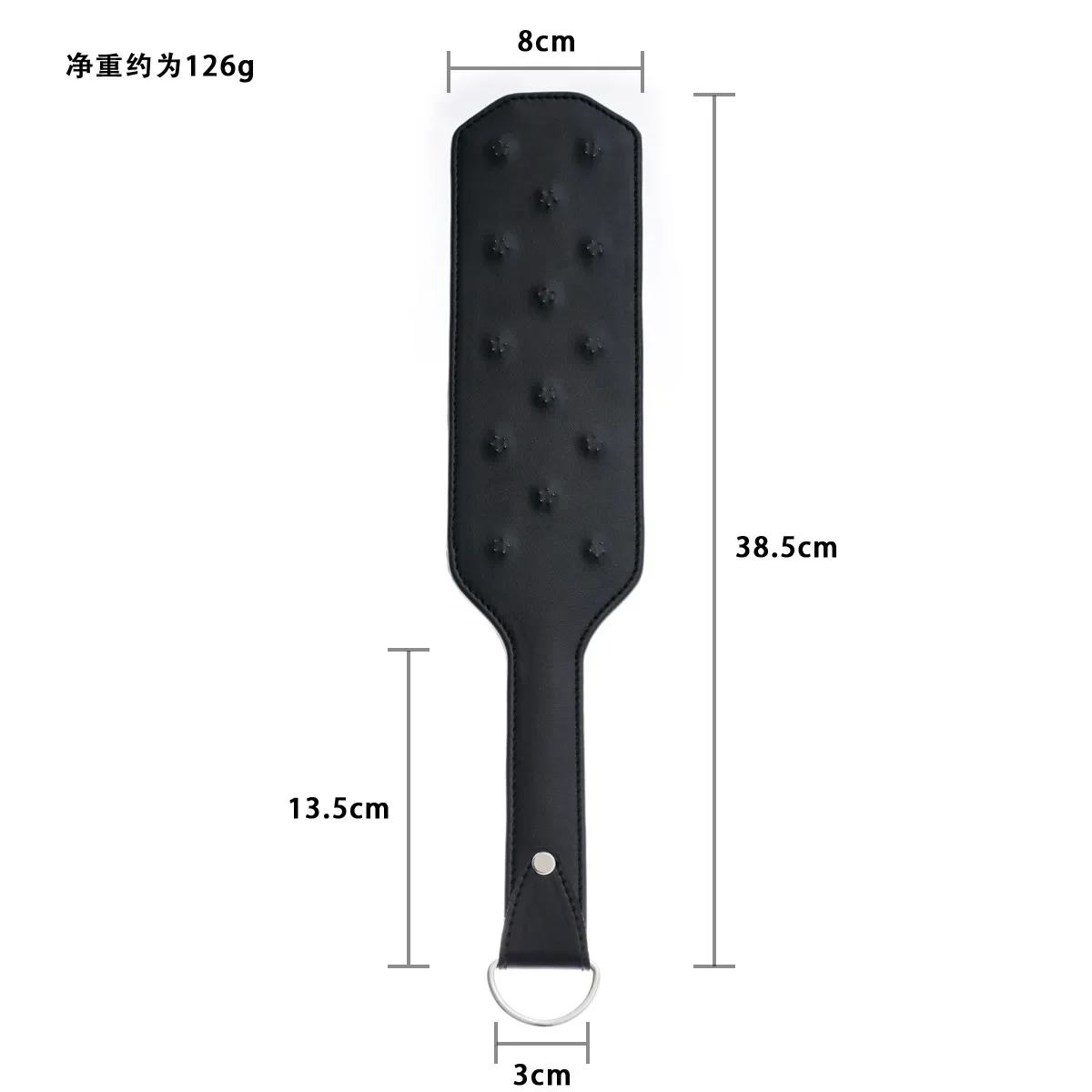 Leather  Paddle Slapper Whip for Horse Training