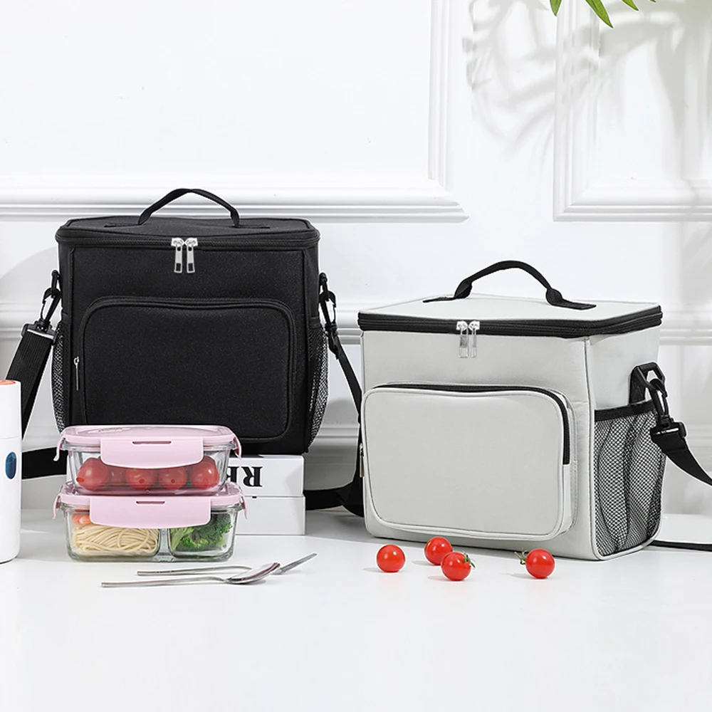 Caja aislada de gran capacidad, bandolera de mano, fabricante de bolsas de hielo para exteriores, bolsa de picnic, bolsa aislada, 1 ud.