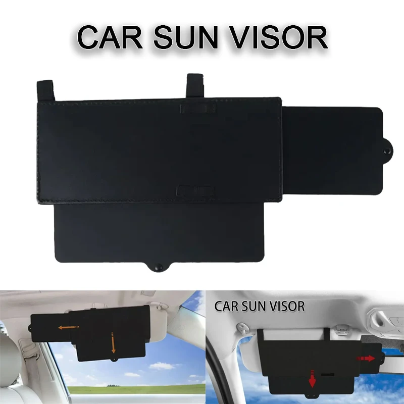 Universele autozonneklepverlenger Anti-glare UV intrekbaar zonnescherm Multifunctionele accessoires Gemakkelijk te installeren Lichtgewicht