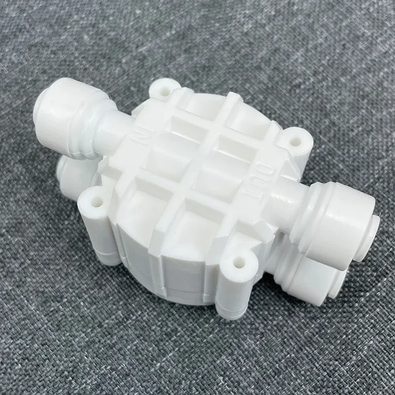 4 Way RO Auto Shut-Off Valve Switch 1/4" Water Purifier Reverse Osmosis Straight Drink Machines Quick Connect Fitting