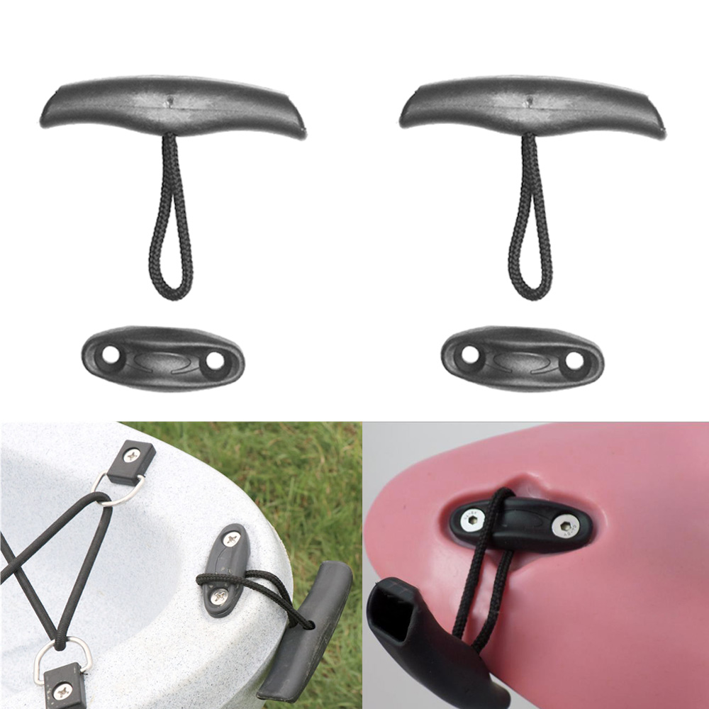 Manija de palanca Universal para canoa marina, Kayak, bote, asa de transporte con cable sin tornillos