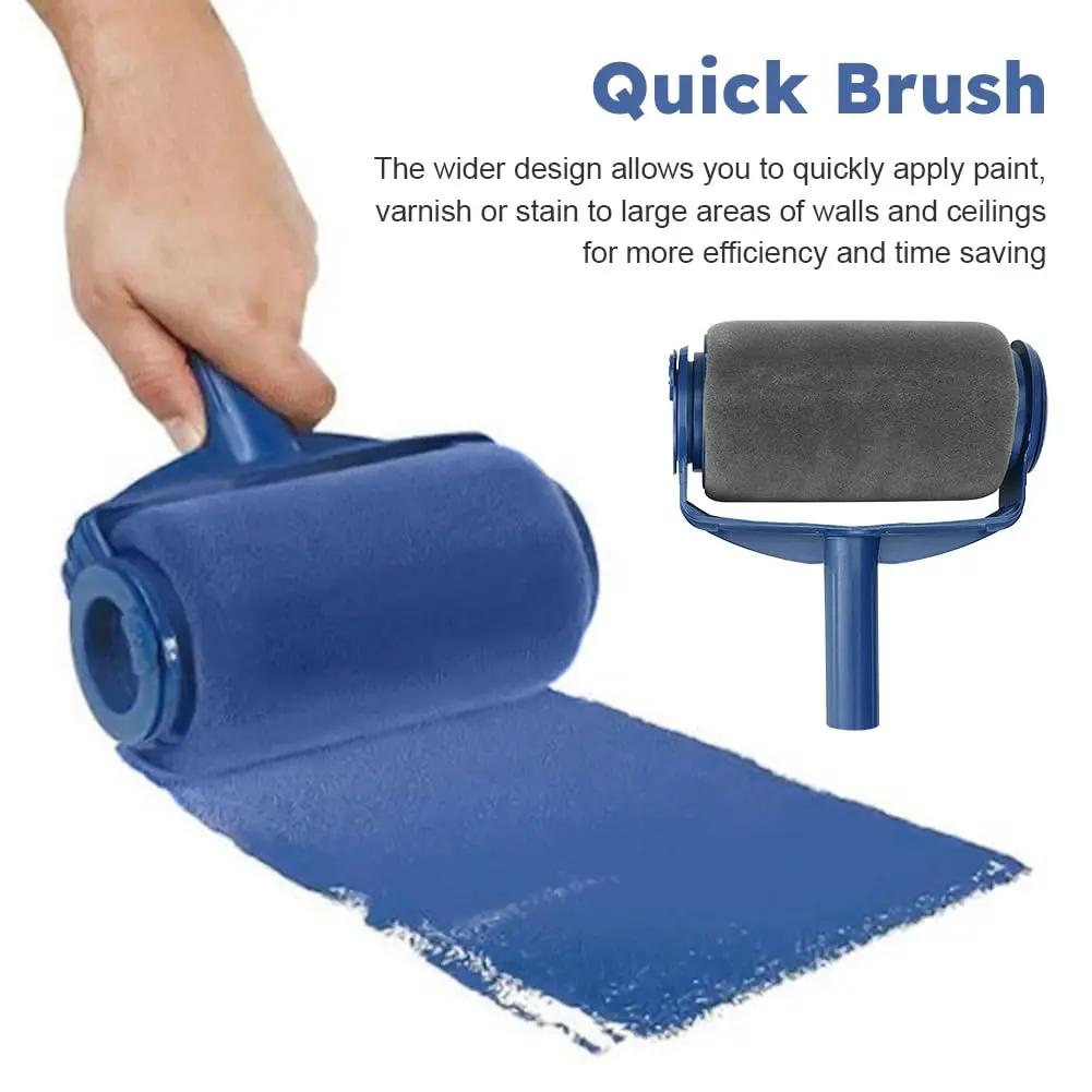 1 Stuks Hervulbare Verfroller Diy Thuis Muur Versieren Runner Plafond Verfroller Geen Drip Kit Roller Kwast Voor plafonds Muren