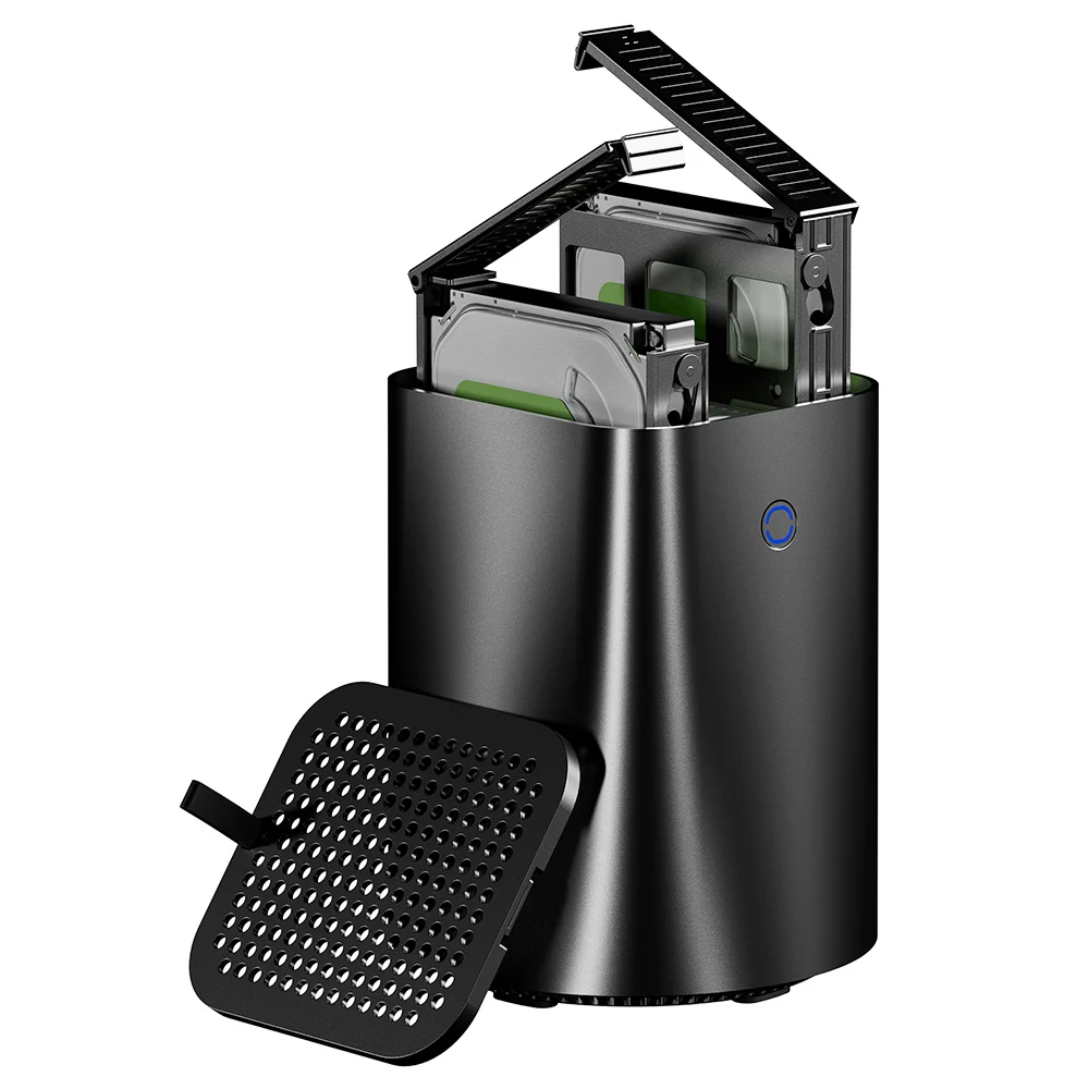 Router NAS Mini PC AOOSTAR R1, Intel N150 4 core max 3,6 GHz, 16 GB di RAM 512 GB SSD, WiFi 6, 2 * USB3.0, 2 * USB 2.0, 2 * 2,5 G LAN