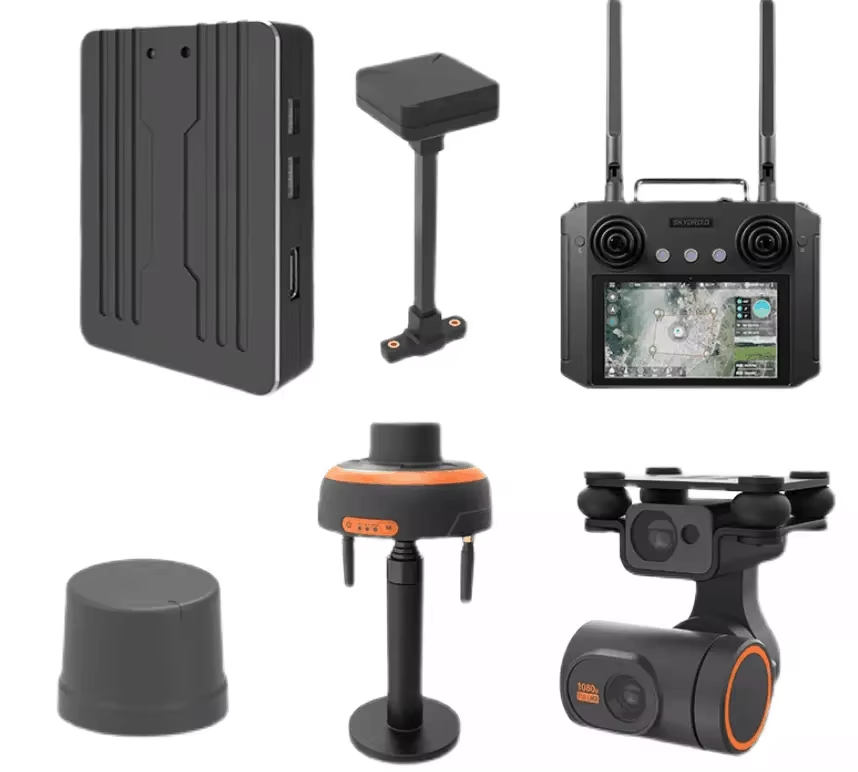 Sistema de controle elétrico s1, altamente integrado, multiexpansível, las er, evita obstáculos, gimbal para multicopter rc dr one