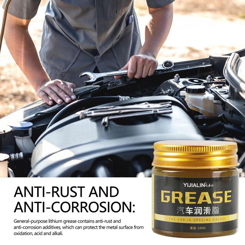 Grasa para cojinetes de rueda, 100g, lubricante impermeable de alto rendimiento, grasa de alta temperatura utilizada para proteger los rodamientos del cubo del automóvil