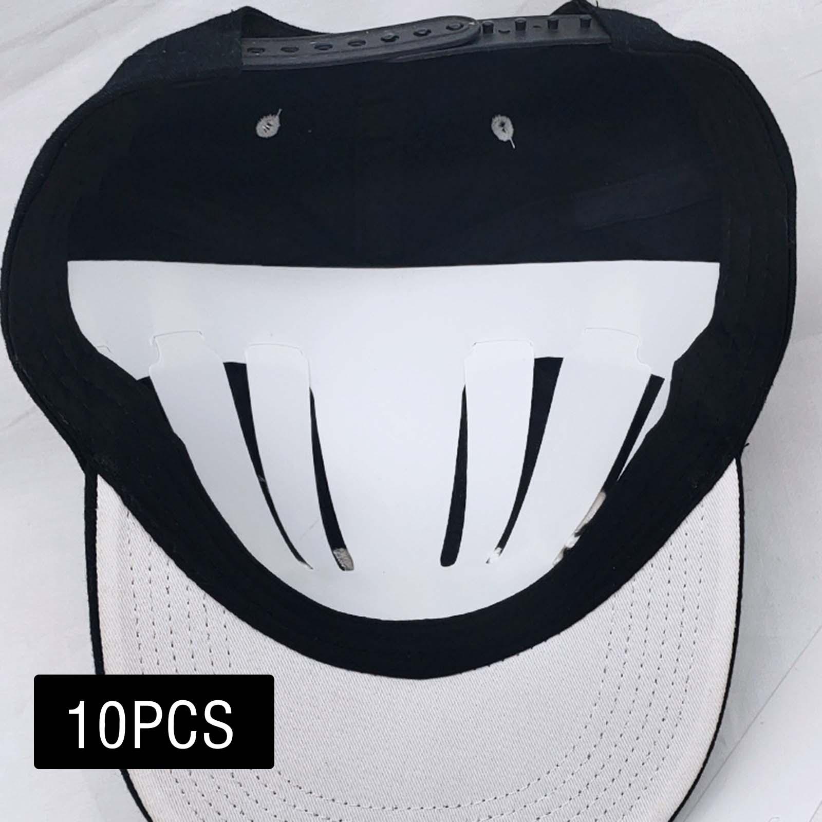 10 unids/set gorras de béisbol insertos estante de exhibición de sombrero duradero soporte de forro para dormitorio gorra de béisbol tienda moldeador de sombrero Universal