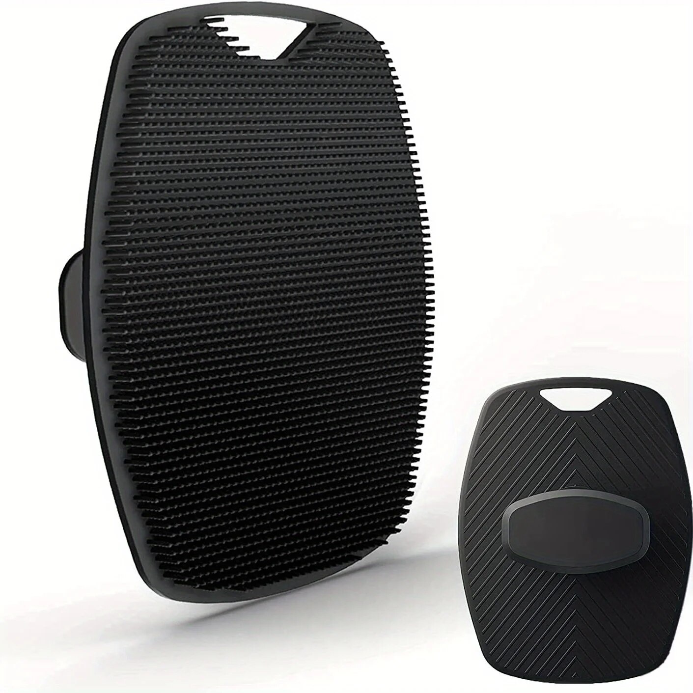 Peeling-Silikonbürstenreiniger, rutschfester Griff, Körperwäscher reinigt und massiert die Haut, Badezimmerzubehör, Badebürste