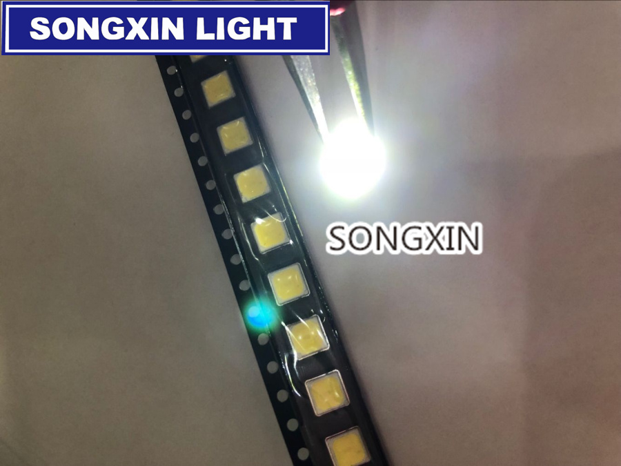 100pcs SMD 0402 0603 0805 2835 3528 1206 5050 5730 3014 3020 LED Diodo สีขาว Light-Emitting-Diode SMD ไดโอด Ultra Bright LED 3V