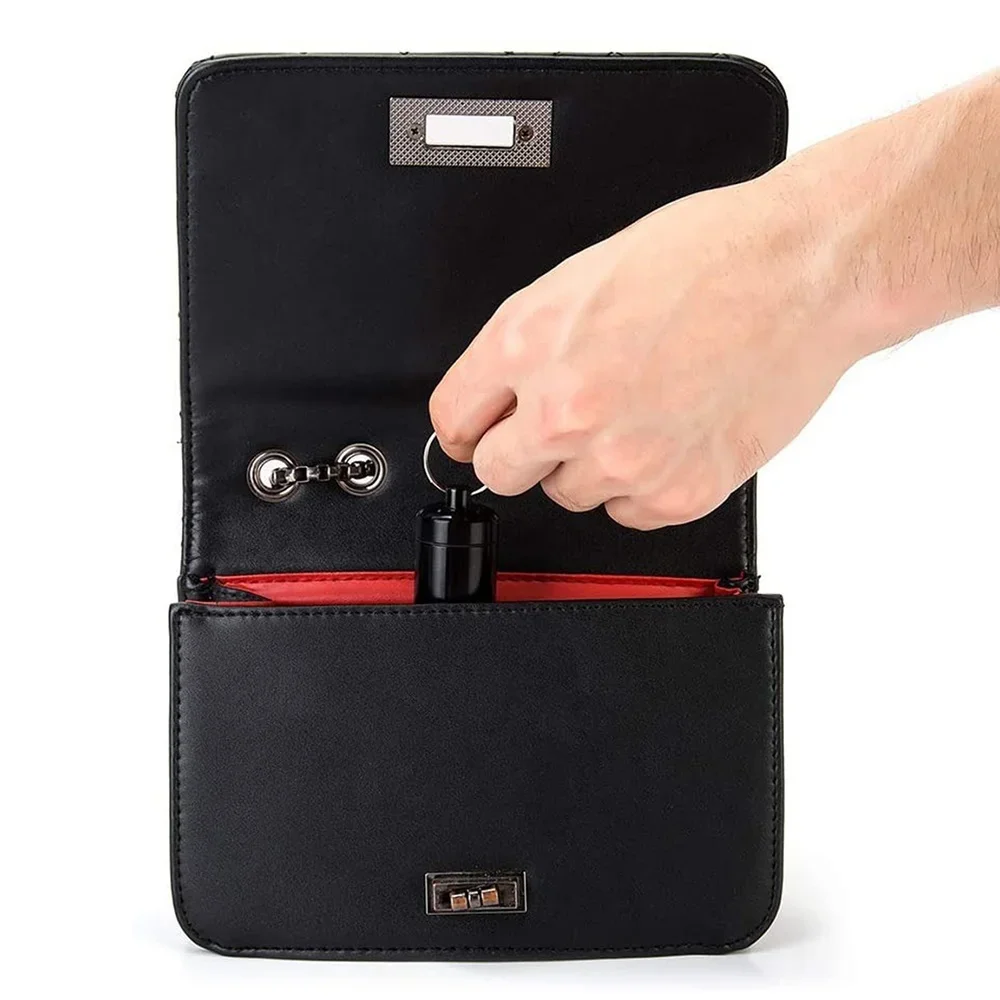 Aluminium pil sleutelhanger houder kleine pillendoosje waterdichte organisator Stonego draagbare pil houder sleutelhanger