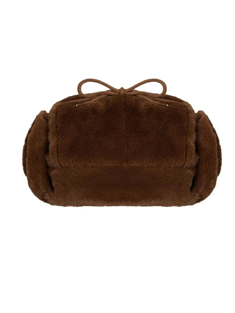 Sombrero multicolor cálido para hombre y mujer, gorro con orejeras de dibujos animados, a la moda