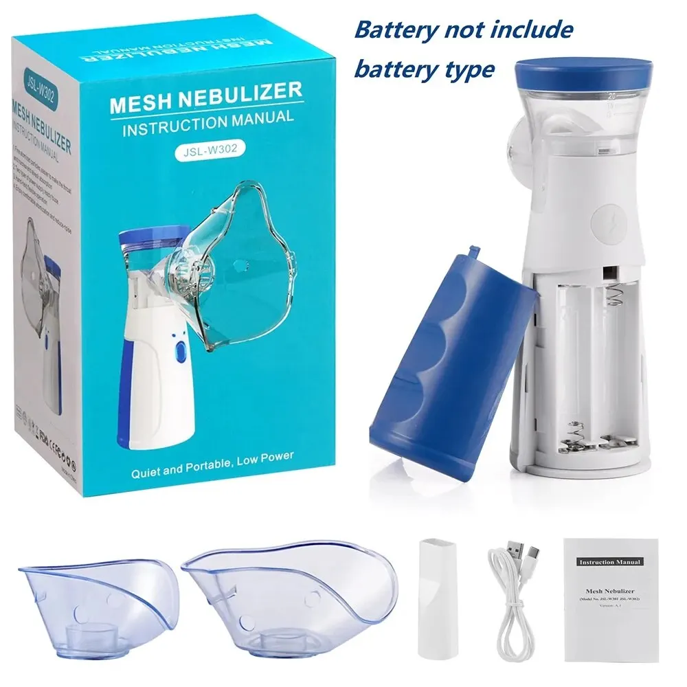Medical Nebulizer หอบหืด Inhaler Handhe แบบพกพา Inhalator ผู้ใหญ่เด็กเด็ก Mini Silent Steam Nasal Humidifier เครื่องมือ Nebulizer