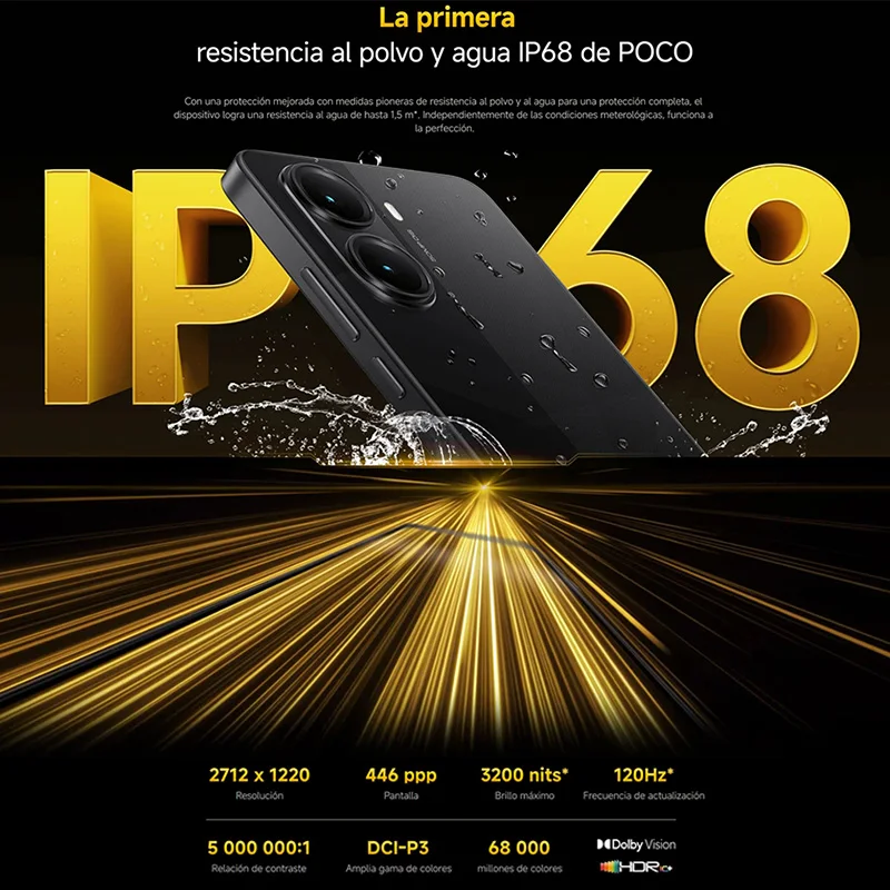 【Marchio+】POCO X7 Pro Smartphone Dimensity 8400-Ultra 6000mAh 90W HyperCharge Display AMOLED da 6,67" NFC Xiaomi HyperOS 2