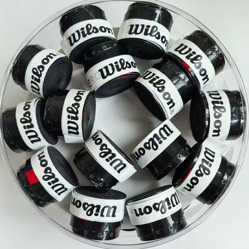 WilsonTennis Racket Overgrip Tennis Grips ความรู้สึกเหนียวไม้แบดมินตัน Wraps Hand Glue Overgrips Non-SLIP Tenis