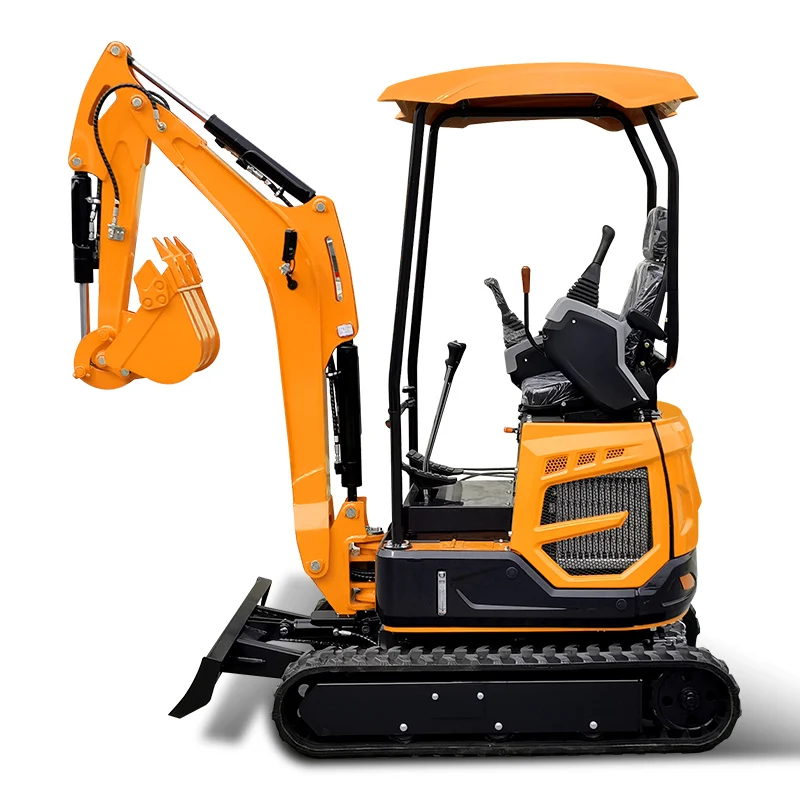 Customized High quality hydraulic mini excavator 1.8 ton Laidong tri-cylinder engine china crawler digger mini excavator
