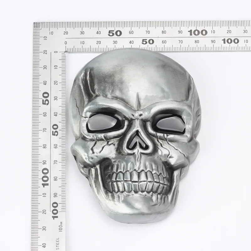 Skull Skeleton Belt Buckle Belt DIY Accessories Western Cowboy Style Smooth Belt Buckle Punk Rock Style K11
