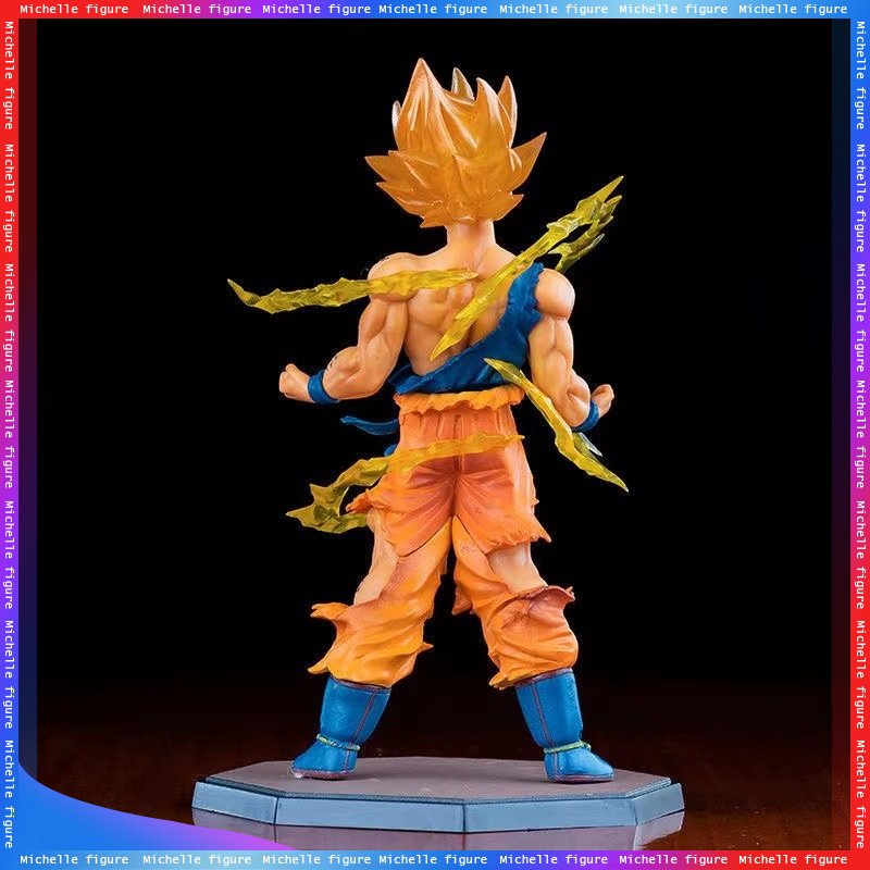 Figura de acción de Dragon Ball para niños, modelo de Anime de Son Goku Super Saiyan, 17cm/6,69 pulgadas, regalos coleccionables