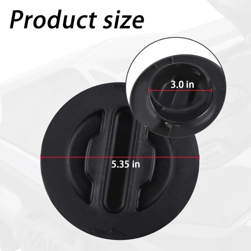 Capa de acesso para deck traseiro de pylon Sea Doo com fácil configuração, conjunto de tampas de acesso, peça de barco a motor à prova de poeira para Sea Doo