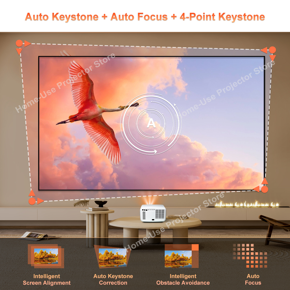 FlixTone D9W Ultra 3000 ANSI Full HD 1080P Projetor para filmes Android WiFi 6 Projetor de feixe de home theater para vídeo ao ar livre projetores no brasil