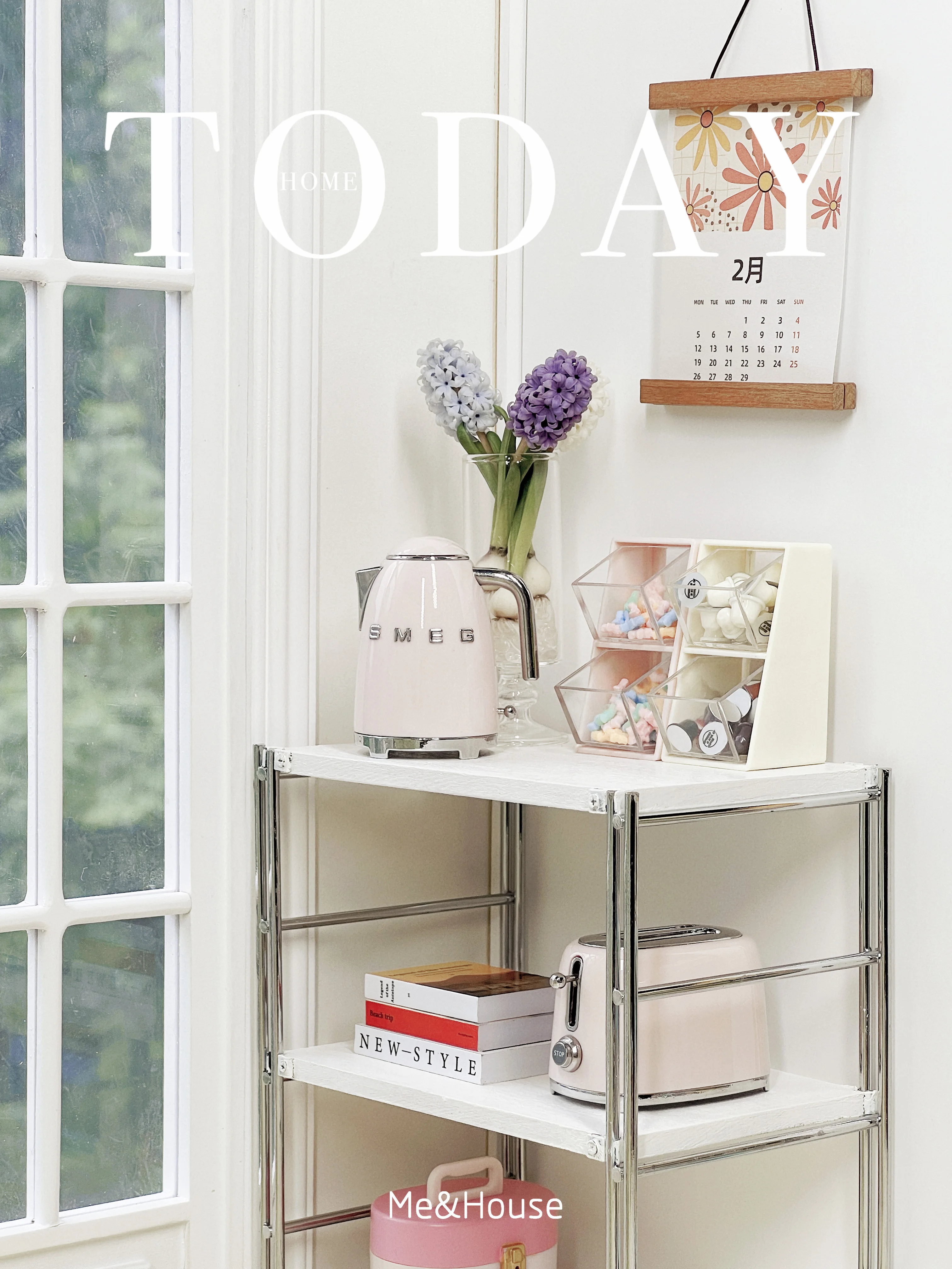 1/6 doll house model furniture accessories mini model  Capsule rack/coffee storage frame（The shell needs to be used with drawer）