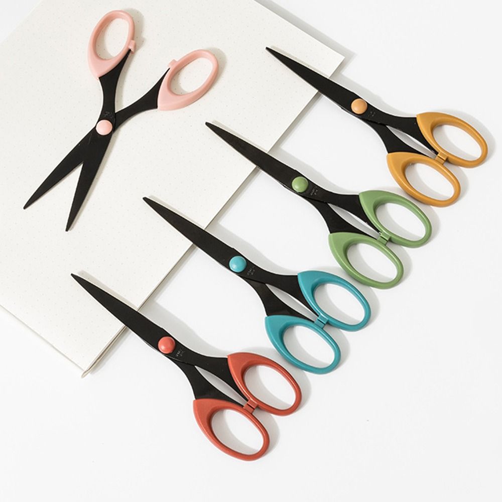 Portable Craft Diary Album Stainless Steel Blade Paper-Cutting Tool Stationery Supplies Art Scissor