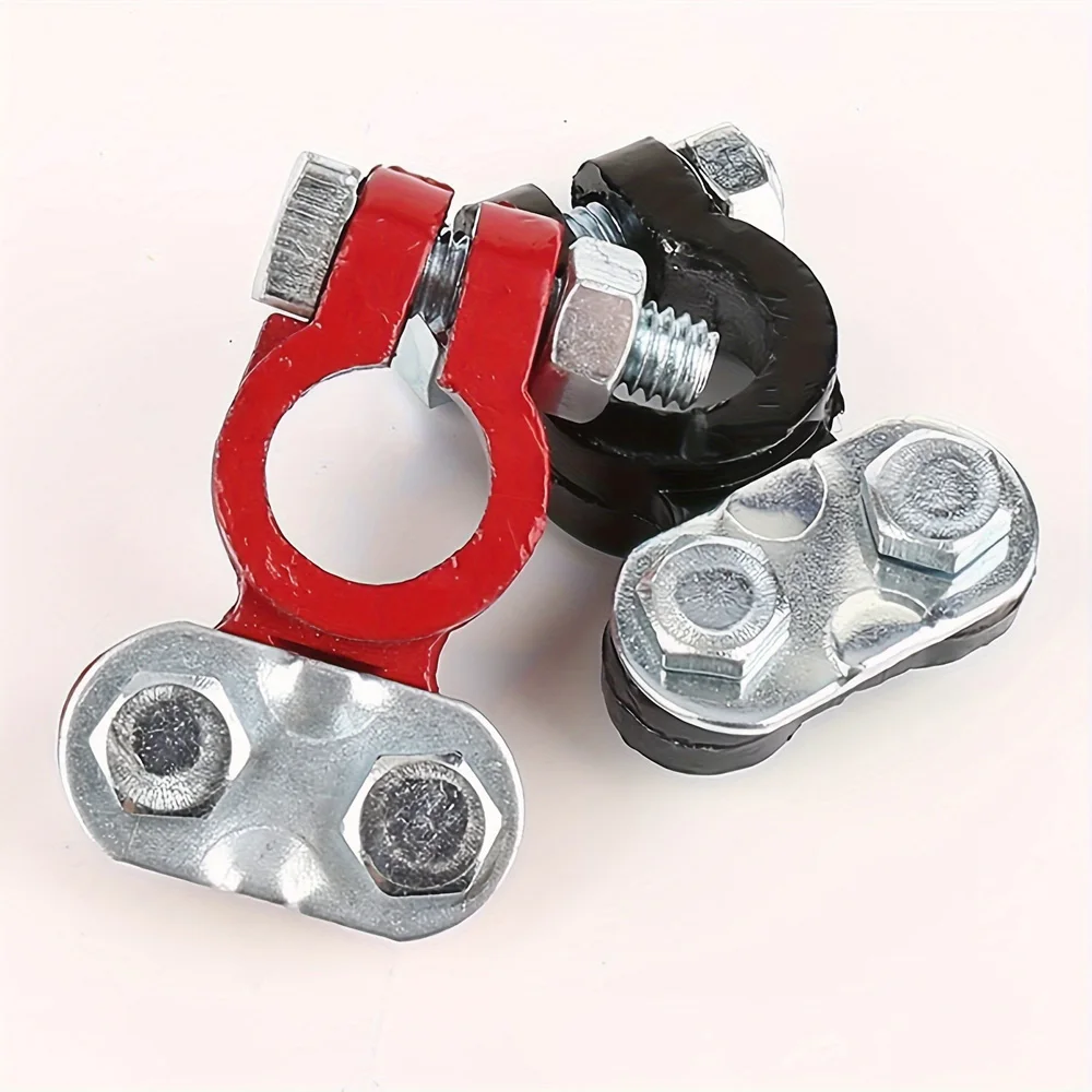Terminal de batería de coche, abrazadera de 12V y 24V, conector de cabeza de pila, poste de poste, abrazadera de alta resistencia, cabezal de pila de Terminal para automóvil, barco y camión