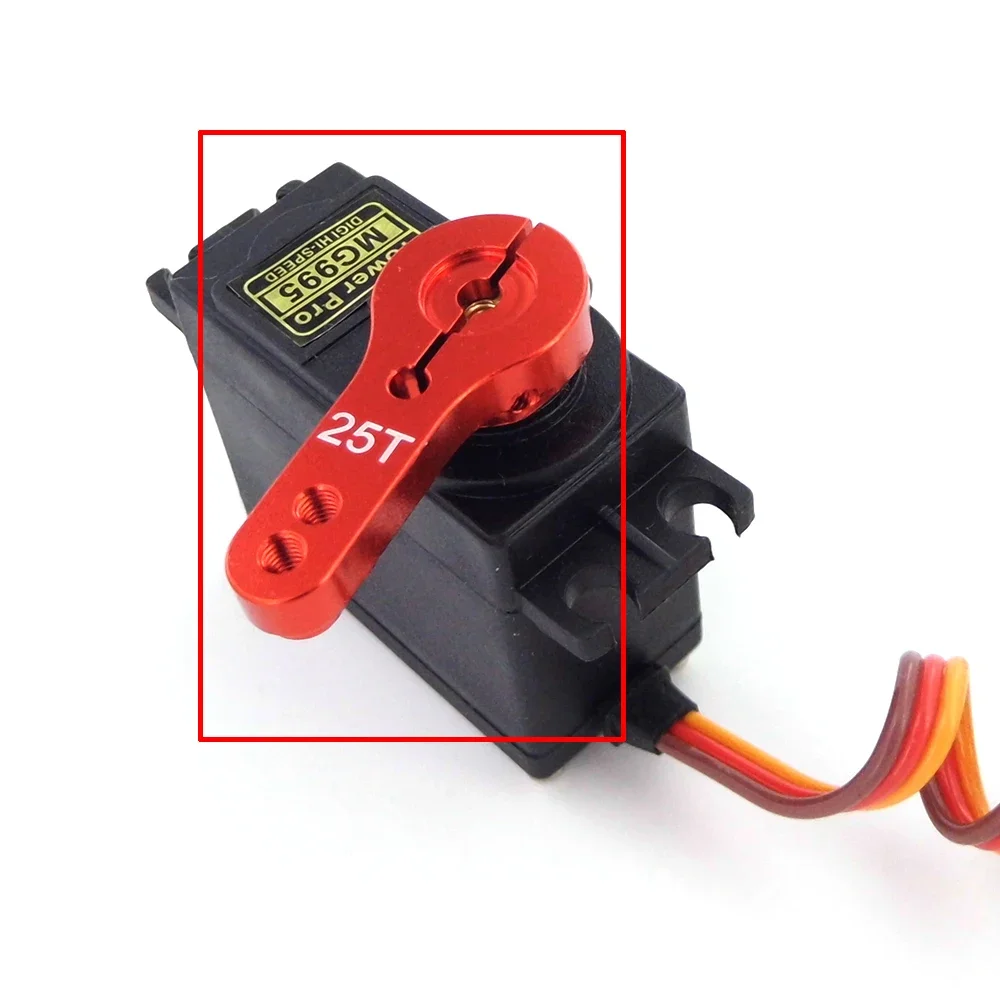 25T  Metal RC Servo Arm Horn for Futaba Savox Xcore HL HSP HD Power MG995 MG996R E9001 AXIAL SCX10 WPL C24 C34 MN D90 D91 MN99