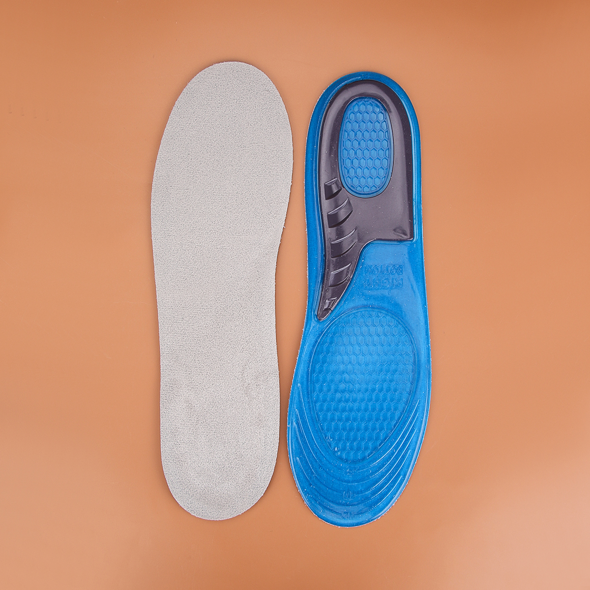 男性と女性のための再利用可能なハニカムインソール,滑り止め,快適なスポーツインソール,シリコン,1ペア