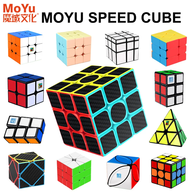 MOYU Meilong 3X3 2X2 Chuyên Nghiệp Khối 3X3X3 3 × 3 Rubick tốc Độ Xếp Hình Fidget Đồ Chơi Trẻ Em Rubix Miễn Phí Vận Chuyển Cubo Magico