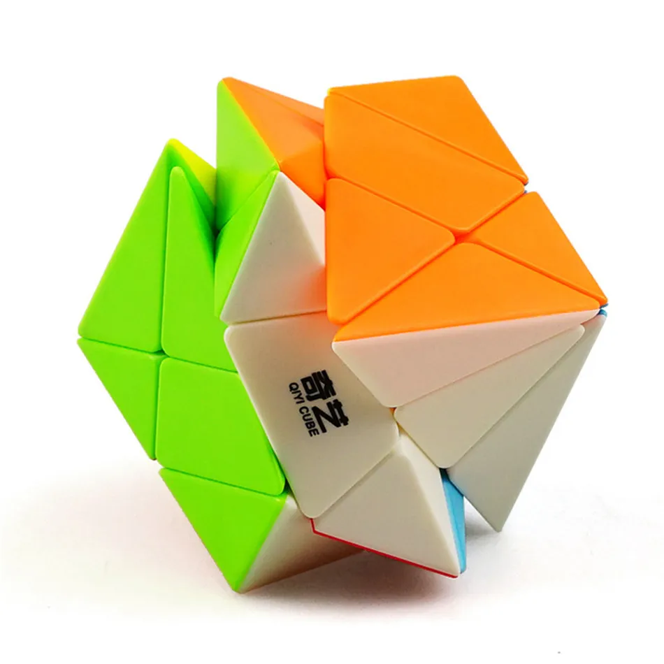 Qiyi Trục Cube Magic Tốc Độ Cube Stickerless Chuyên Nghiệp Fidget Đồ Chơi QIYI Trục 3X3 Cubo Magico Xếp Hình