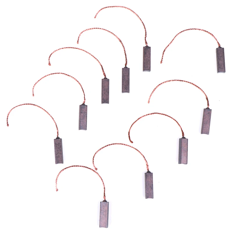 Spazzola di carbone per regolatore di spazzole di carbone per motore da 10 pezzi 4,5 * 6,5 * 20 mm