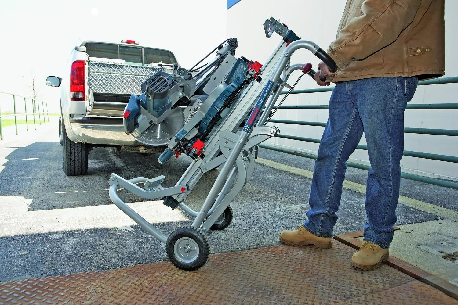 Wheeled Miter Saw Stand T4B