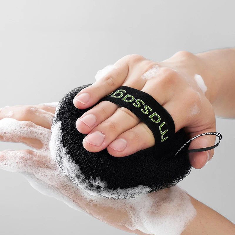 Bad Schwamm Bälle Reinigung Pinsel Dusche Puff Körper Reiniger Peeling Wäscher Bad Ball 3d Massage Pinsel Bad Lieferungen