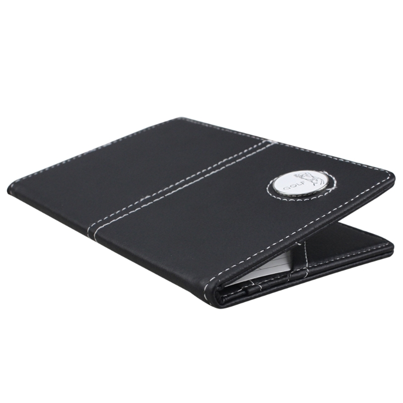 Nachfüllbarer Golf-Scorecard-Halter, Leder-Golf-Yardage-Buchhülle mit Golf-Scorecard-Buch, einzigartiges Golf-Geschenk für Damen