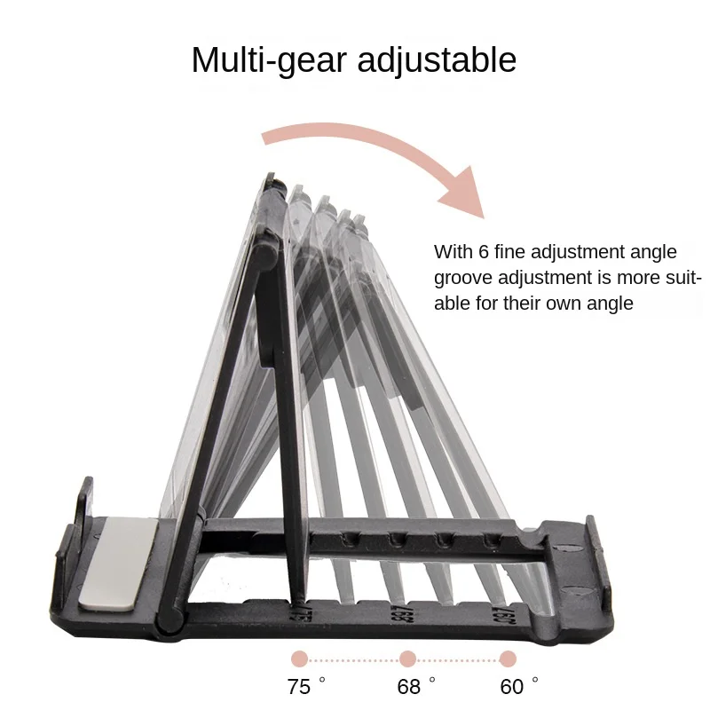 Desktop Lazy Mobile Tablet Folding Stand, Portable and Adjustable Mobile Tablet Stand