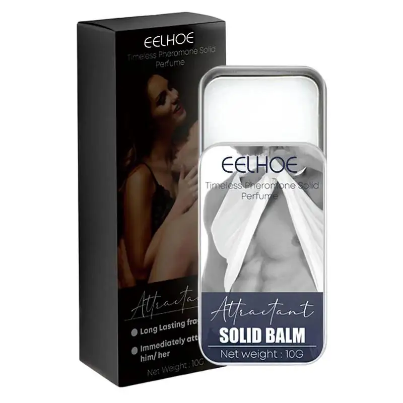 น้ําหอมสําหรับผู้ชายน้ําหอมฟีโรโมนโคโลญจน์สําหรับน้ําหอมบ้าน Solid Balm สําหรับชายแบบพกพา Balm น้ําหอม