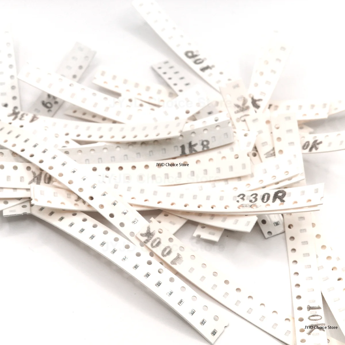 Kit sortido de resistor smd, 660 peças, 0603 0805 1206 1% resistência 1 ohm a 1m ohm, resistores de chip para eletrônicos diy