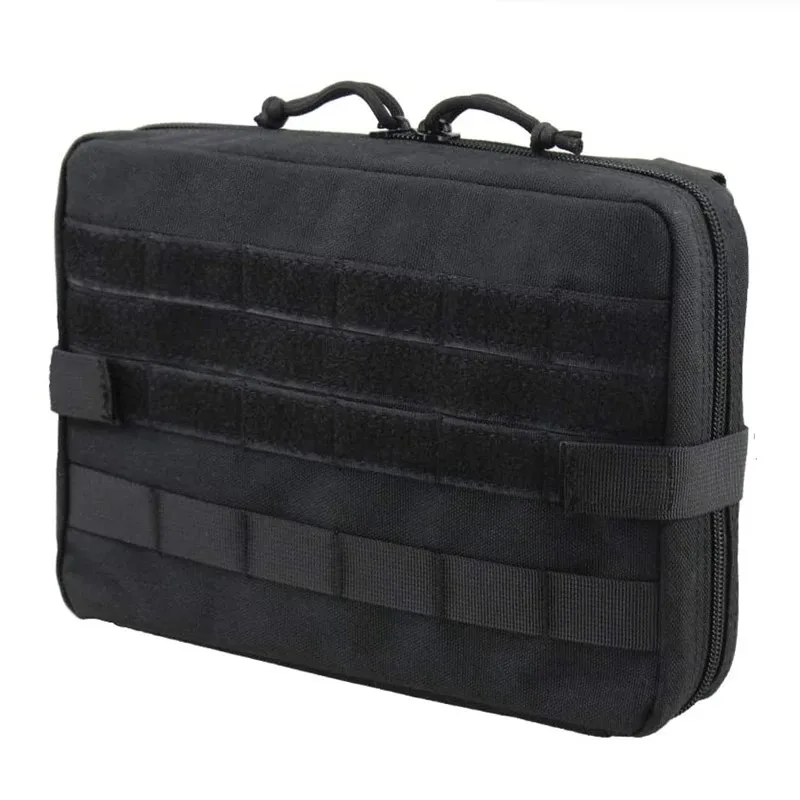 Bolsa de gerenciamento tática molle multifuncional, kit médico edc, acessório, organizador de ferramentas de engrenagem pequena para caminhadas, caça, pesca e