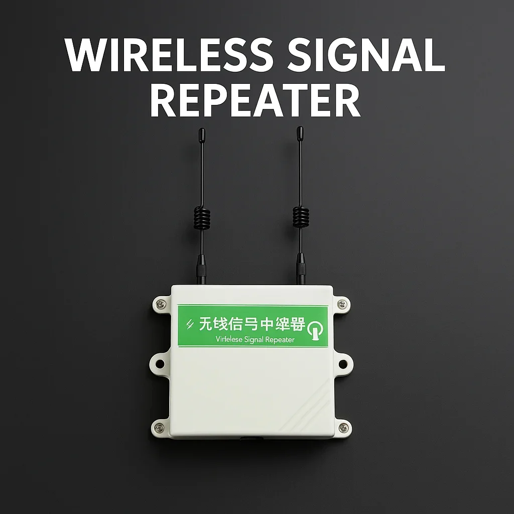Extensor repetidor de señal inalámbrico de 433MHz para sistema de alarma, receptor de Control remoto, transmisor, amplificador de rango DC12V