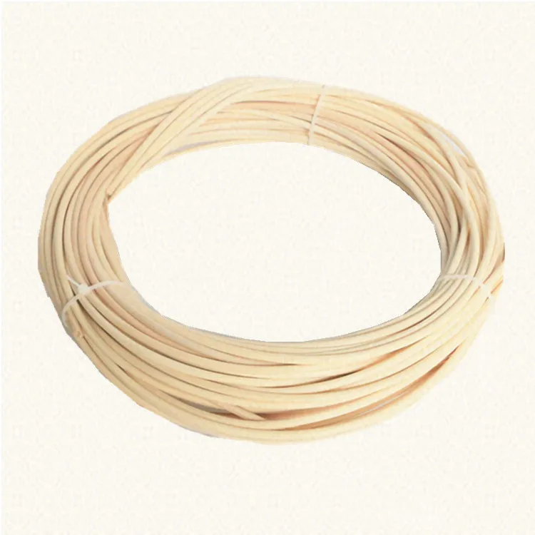10-100M ธรรมชาติ Cane Stick หวายอินโดนีเซีย Core ทอผ้าวัสดุสําหรับตกแต่งบ้าน 1.2 มม.2 มม.3 มม.4 มม.5 มม.6 มม.