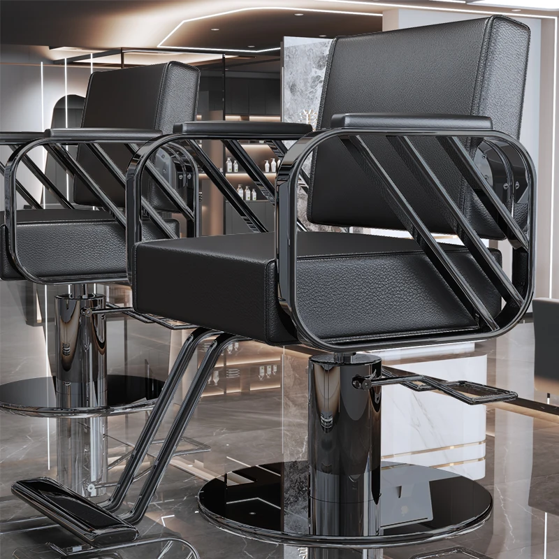 Professional Simpleตัดผมเก้าอี้คุณภาพอินเทรนด์สบายErgonomic Salonเก้าอี้จัดแต่งทรงผมSimple Sillon Barbero Salonเฟอร์นิเจอร์